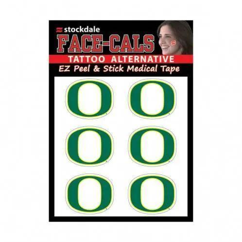  Oregon Ducks Tattoo Face Decals Six Skin Safe Waterless -  ToylandEU™