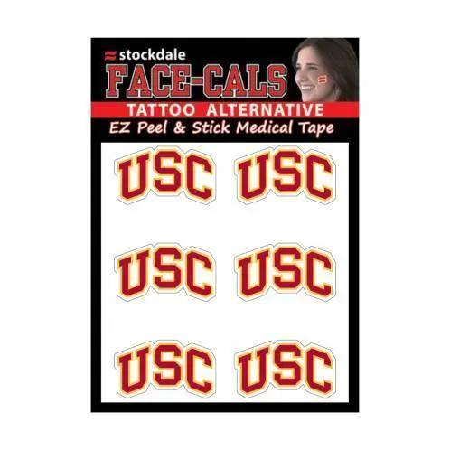  USC Trojans Waterless Face Tattoo Decals Peel And Stick -  ToylandEU™