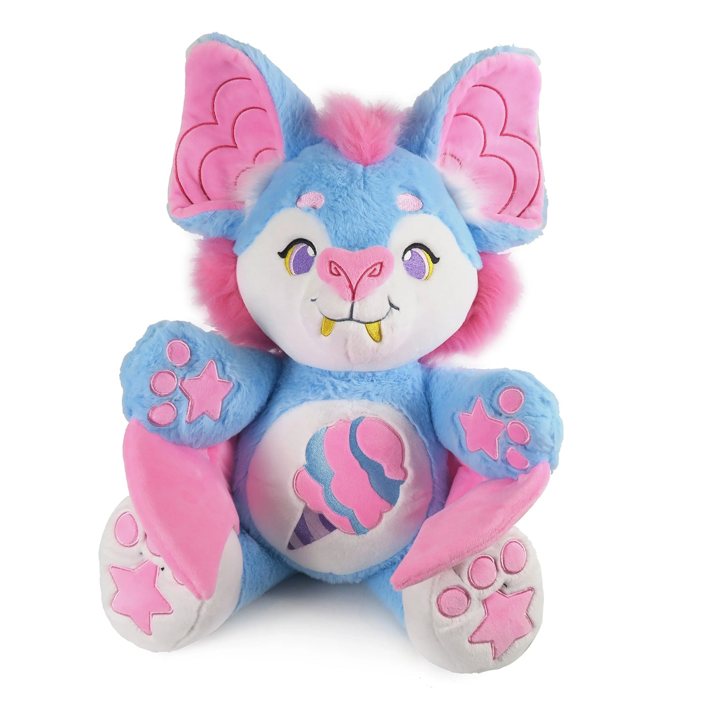 Cotton Candy Bat Plush Toy Spreading Carnival Joy For Parties - ToylandEU