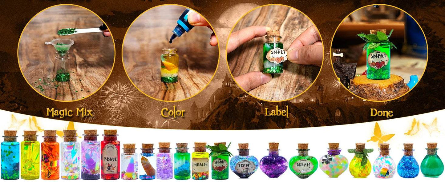 Fairy Magic Potions Kit Kids DIY Witch Glowing Spell Potion - ToylandEU
