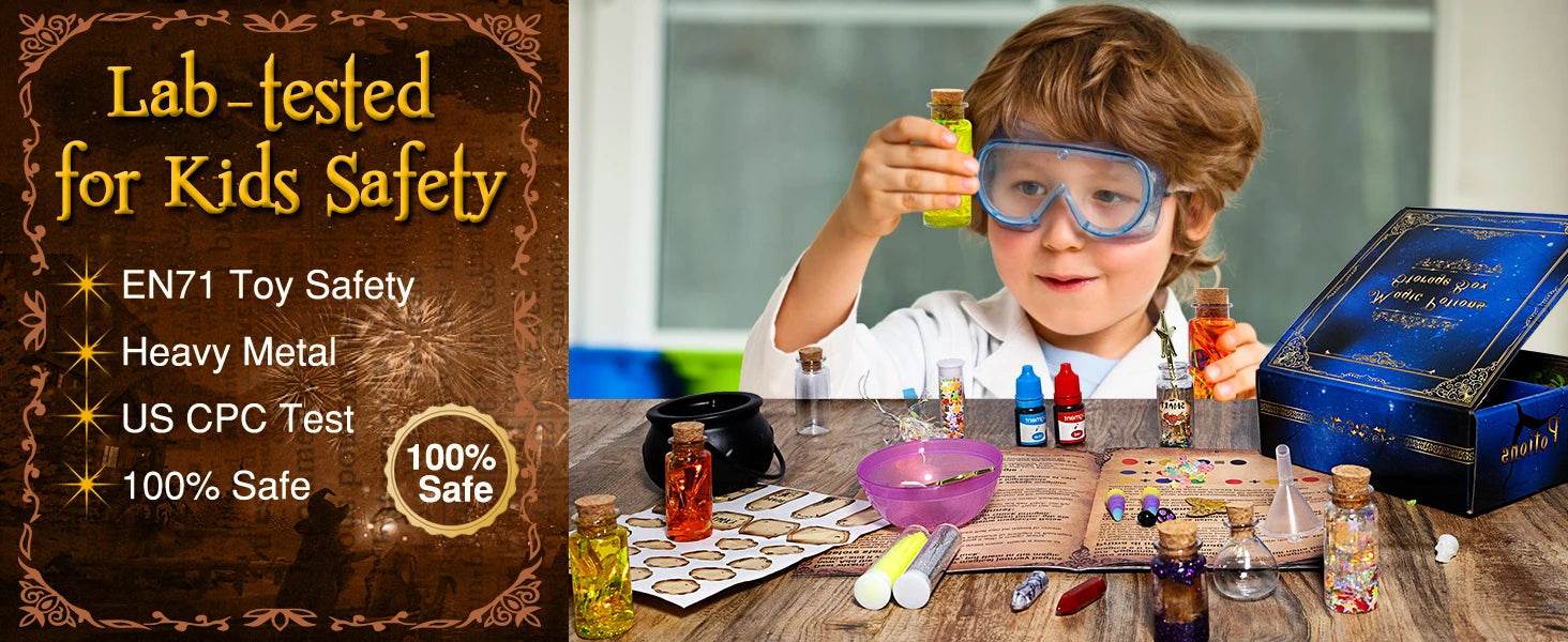 Fairy Magic Potions Kit Kids DIY Witch Glowing Spell Potion - ToylandEU