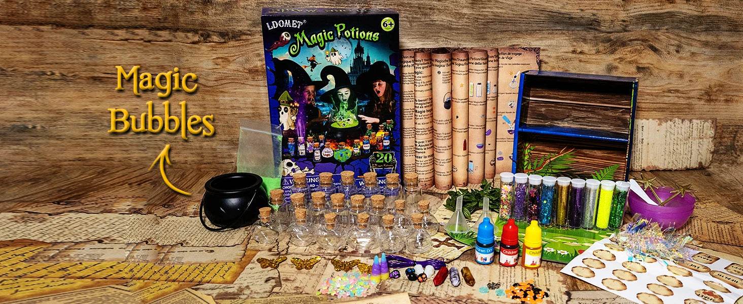 Fairy Magic Potions Kit Kids DIY Witch Glowing Spell Potion - ToylandEU