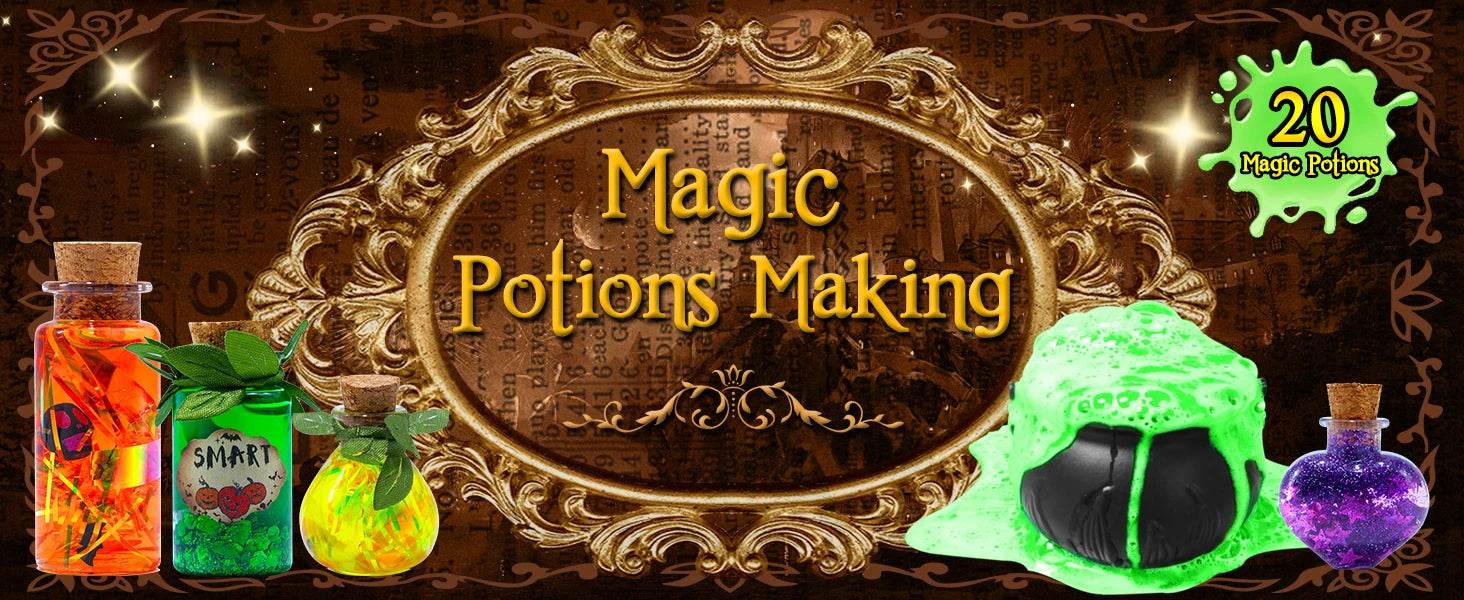 Fairy Magic Potions Kit Kids DIY Witch Glowing Spell Potion - ToylandEU
