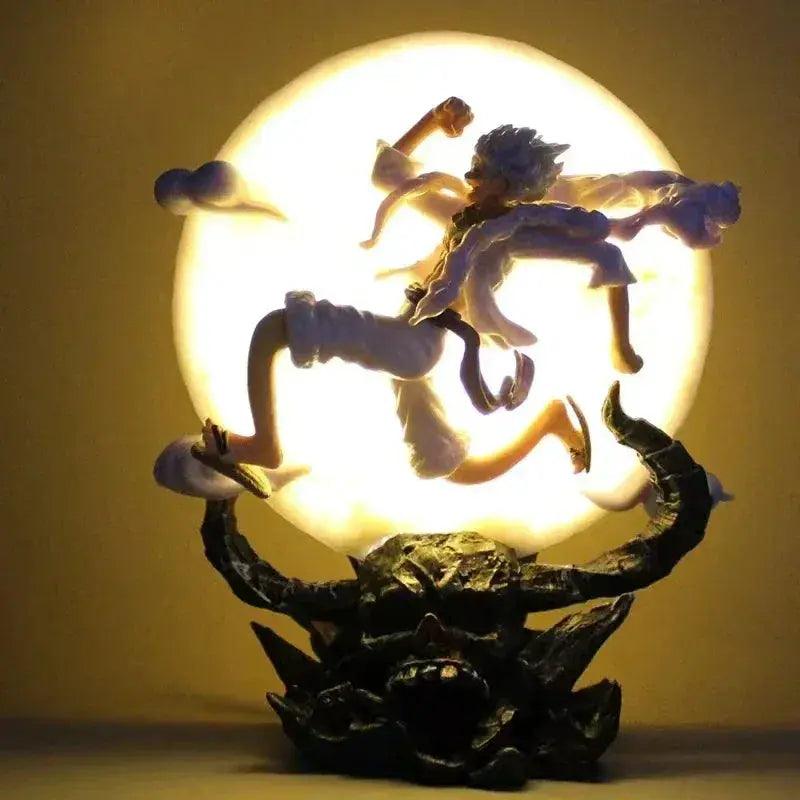  Fairy Nika Monkey D Luffy Anime Figure, One Piece Action Figurines Gear 5 With Moon 14 CM -  ToylandEU™