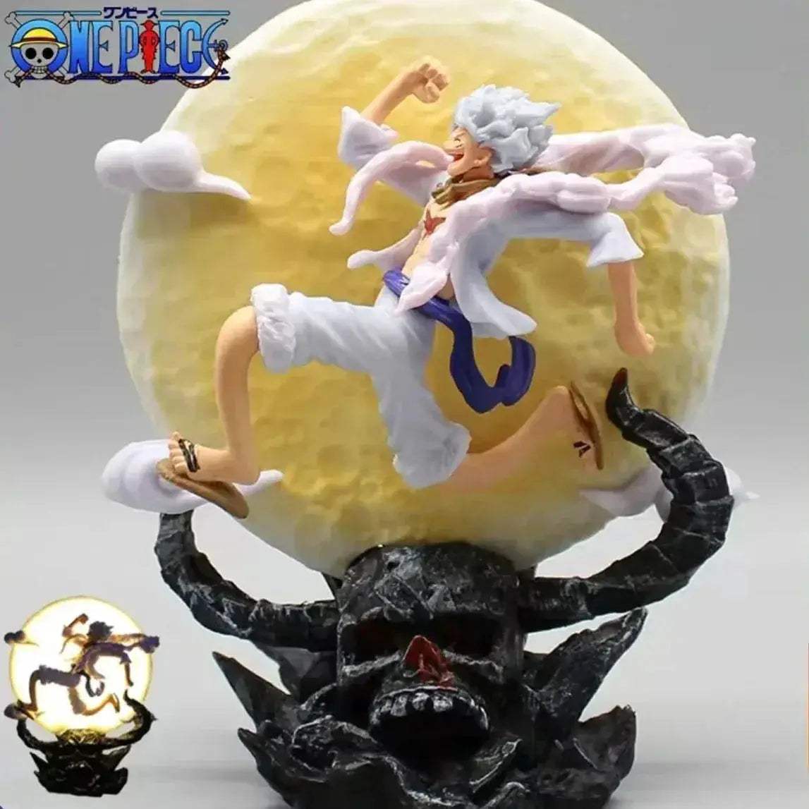 Fairy Nika Monkey D Luffy Anime Figure, One Piece Action Figurines Gear 5 With Moon 14 CM - ToylandEU