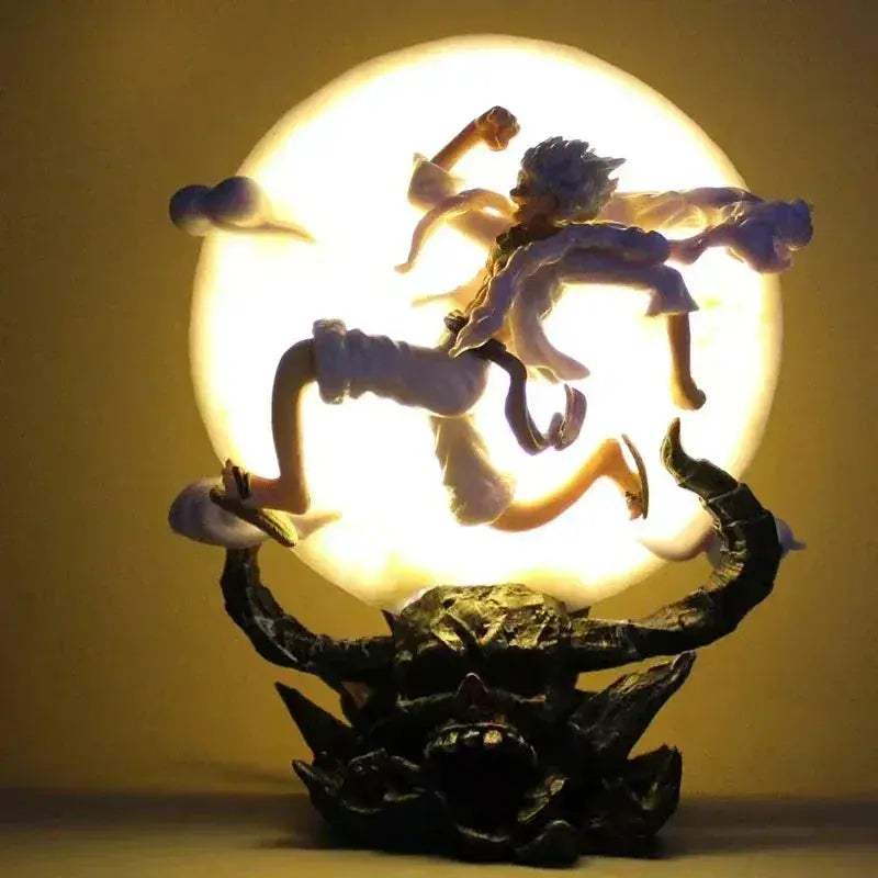 Fairy Nika Monkey D Luffy Anime Figure, One Piece Action Figurines Gear 5 With Moon 14 CM - ToylandEU