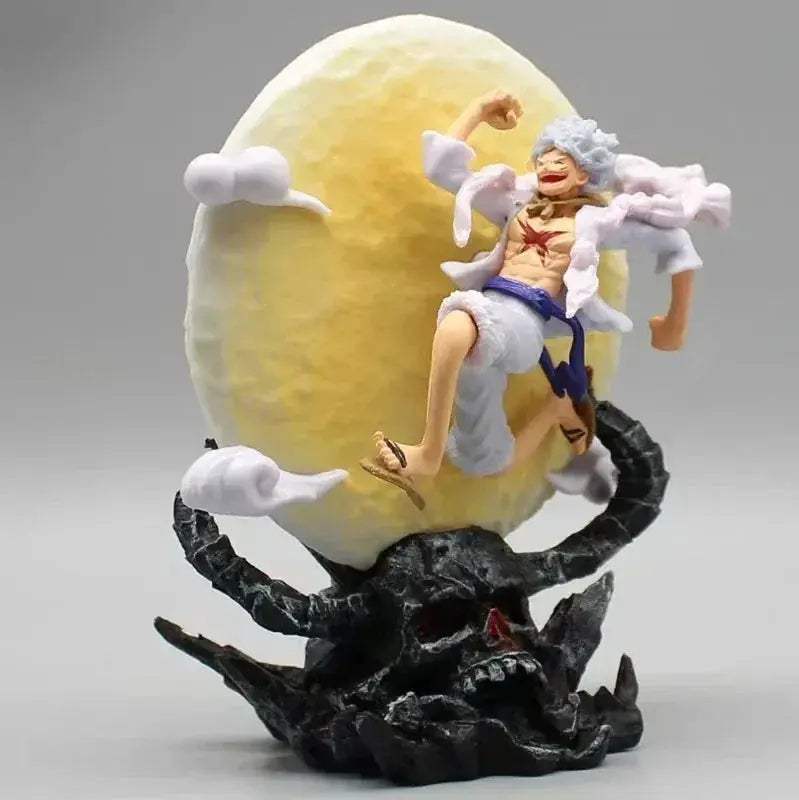 Fairy Nika Monkey D Luffy Anime Figure, One Piece Action Figurines Gear 5 With Moon 14 CM - ToylandEU