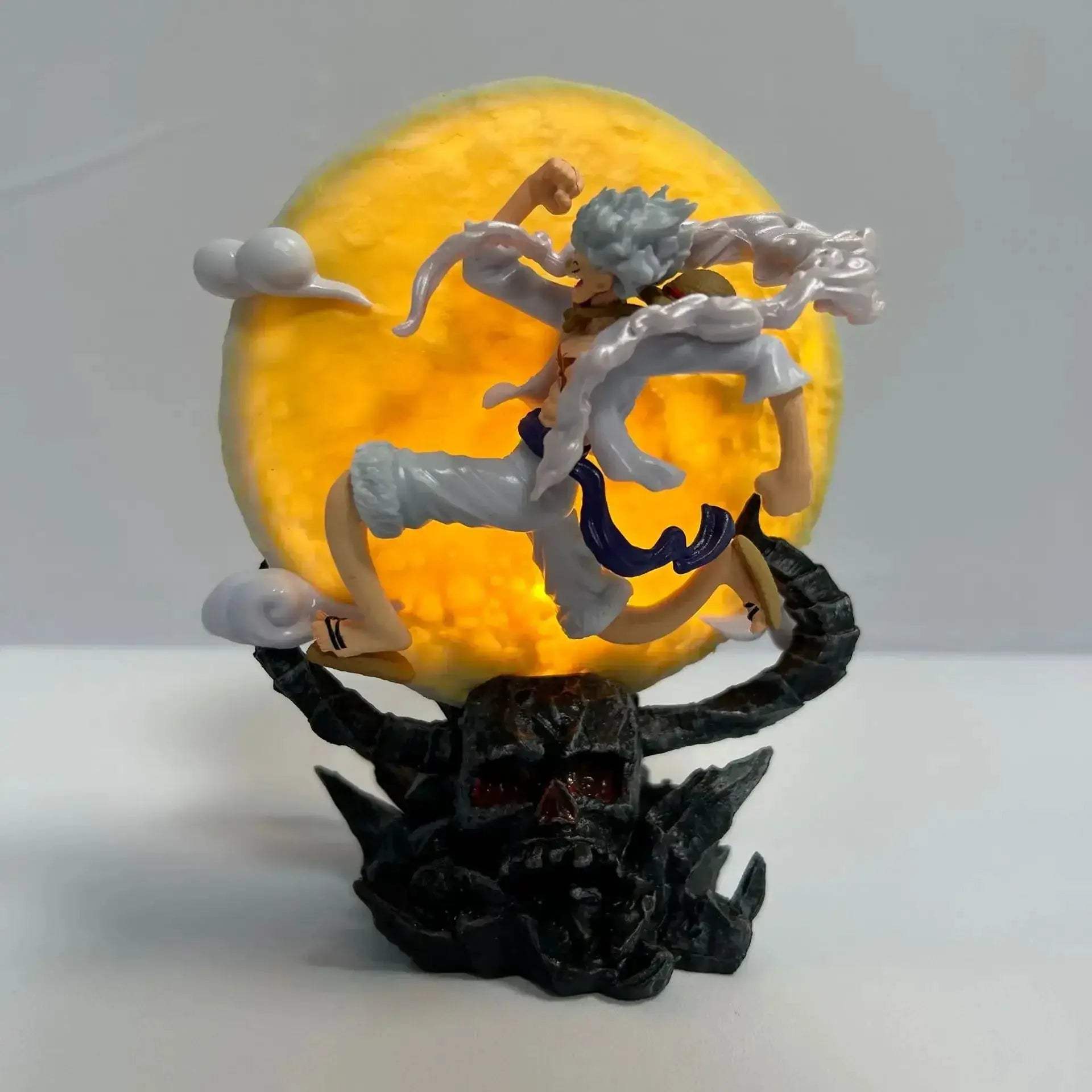 Fairy Nika Monkey D Luffy Anime Figure, One Piece Action Figurines Gear 5 With Moon 14 CM - ToylandEU