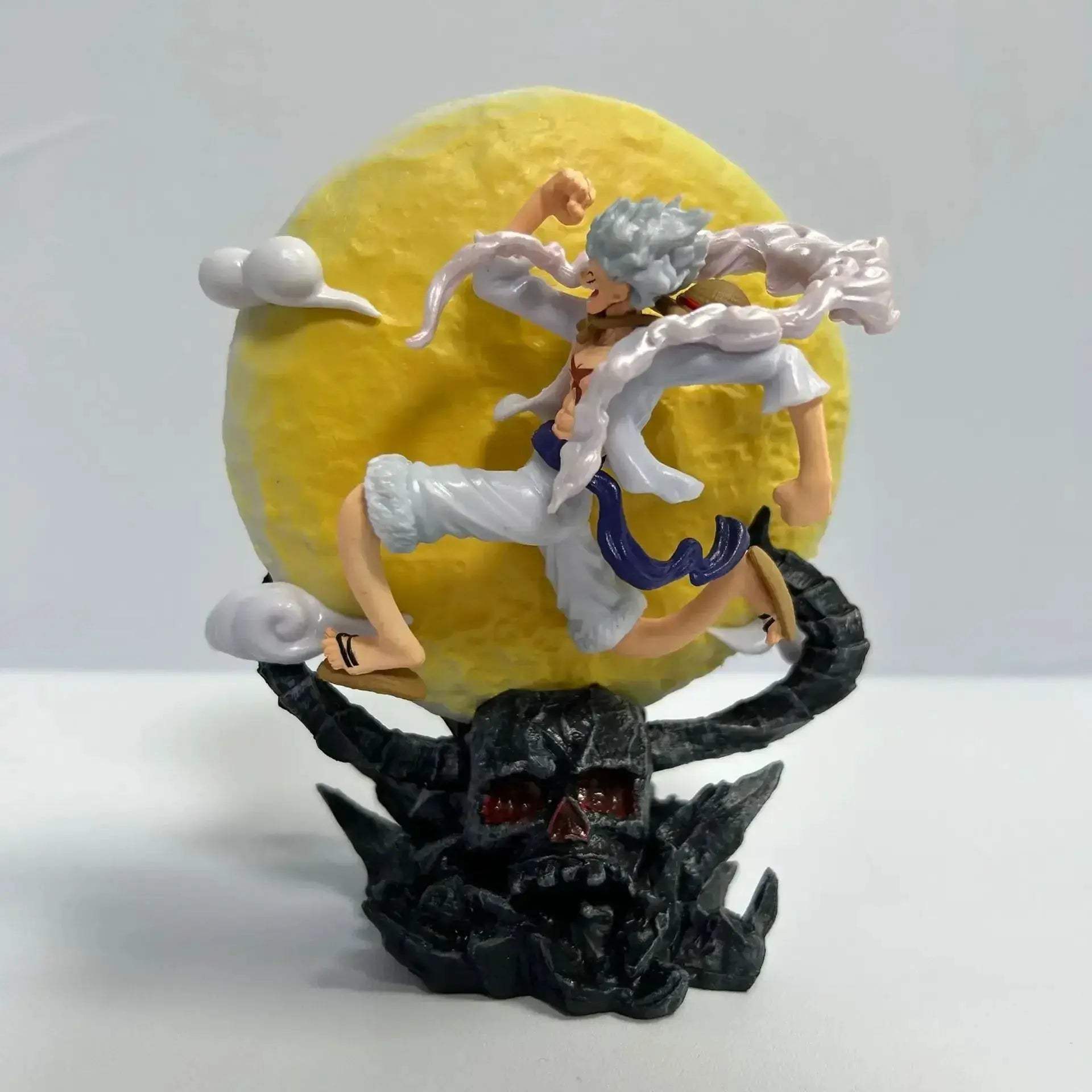 Fairy Nika Monkey D Luffy Anime Figure, One Piece Action Figurines Gear 5 With Moon 14 CM - ToylandEU