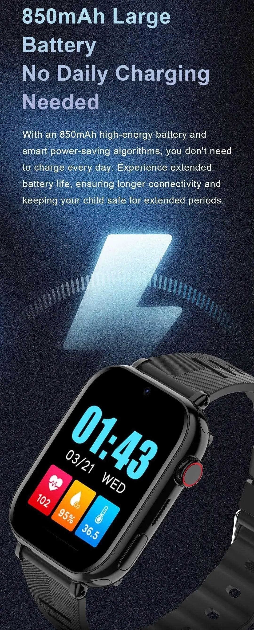 Fall Detection Watch SOS Watch GPS 4G for Seniors D1 -  ToylandEU™