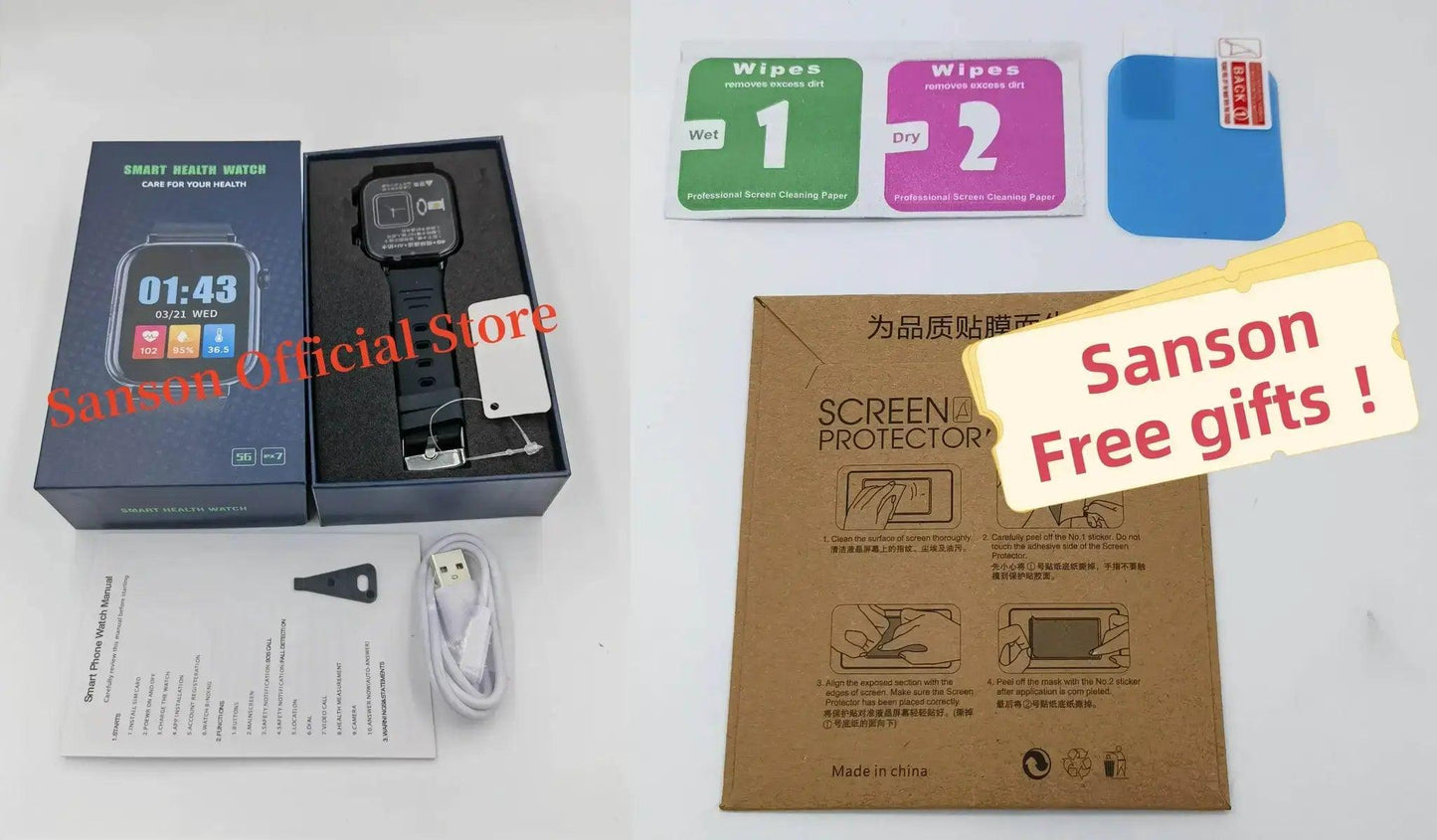  Fall Detection Watch SOS Watch GPS 4G for Seniors D1 -  ToylandEU™