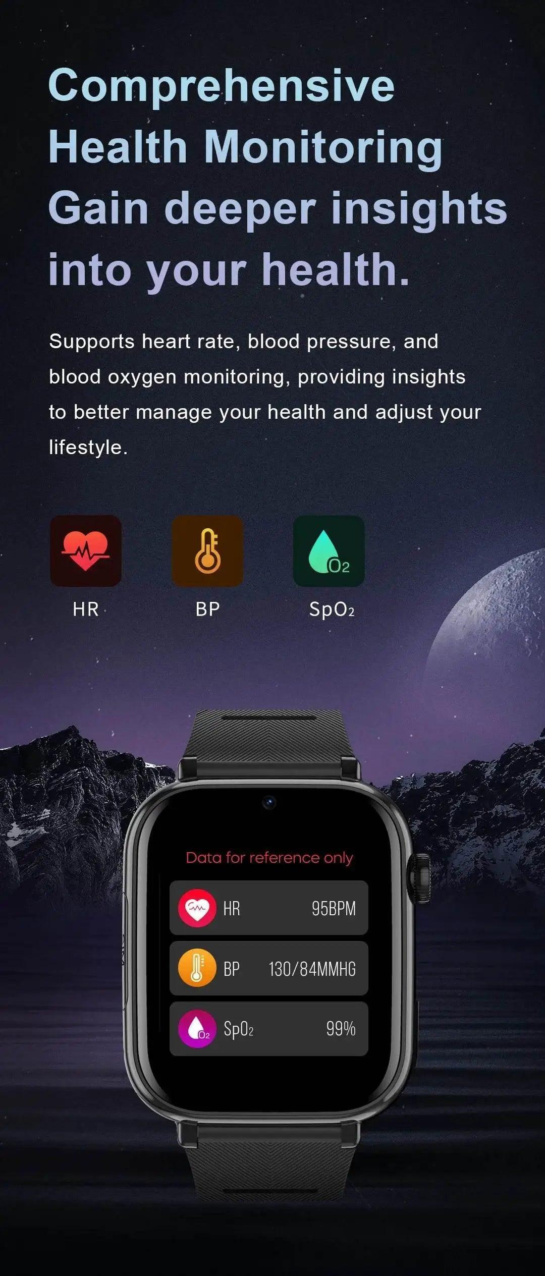  Fall Detection Watch SOS Watch GPS 4G for Seniors D1 -  ToylandEU™