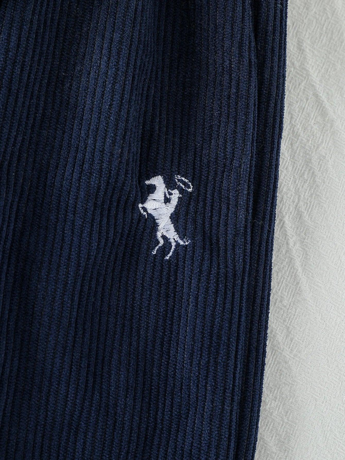 Fall Winter 1-3Y Baby Boys Hoodie And Sweatpants Set 100% Polyester Flannel - ToylandEU