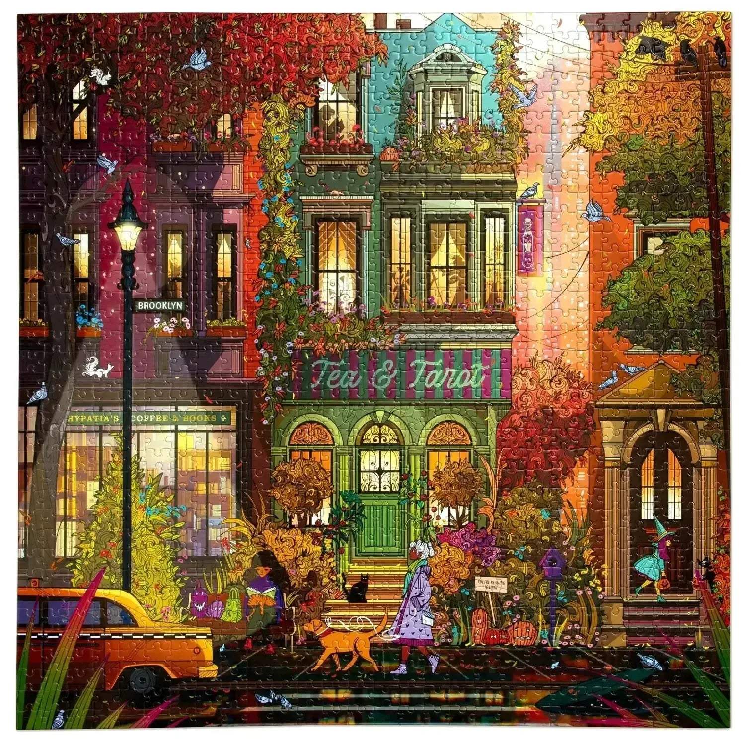 Fall in Brooklyn 1000 Piece Jigsaw Puzzle eeBoo - ToylandEU