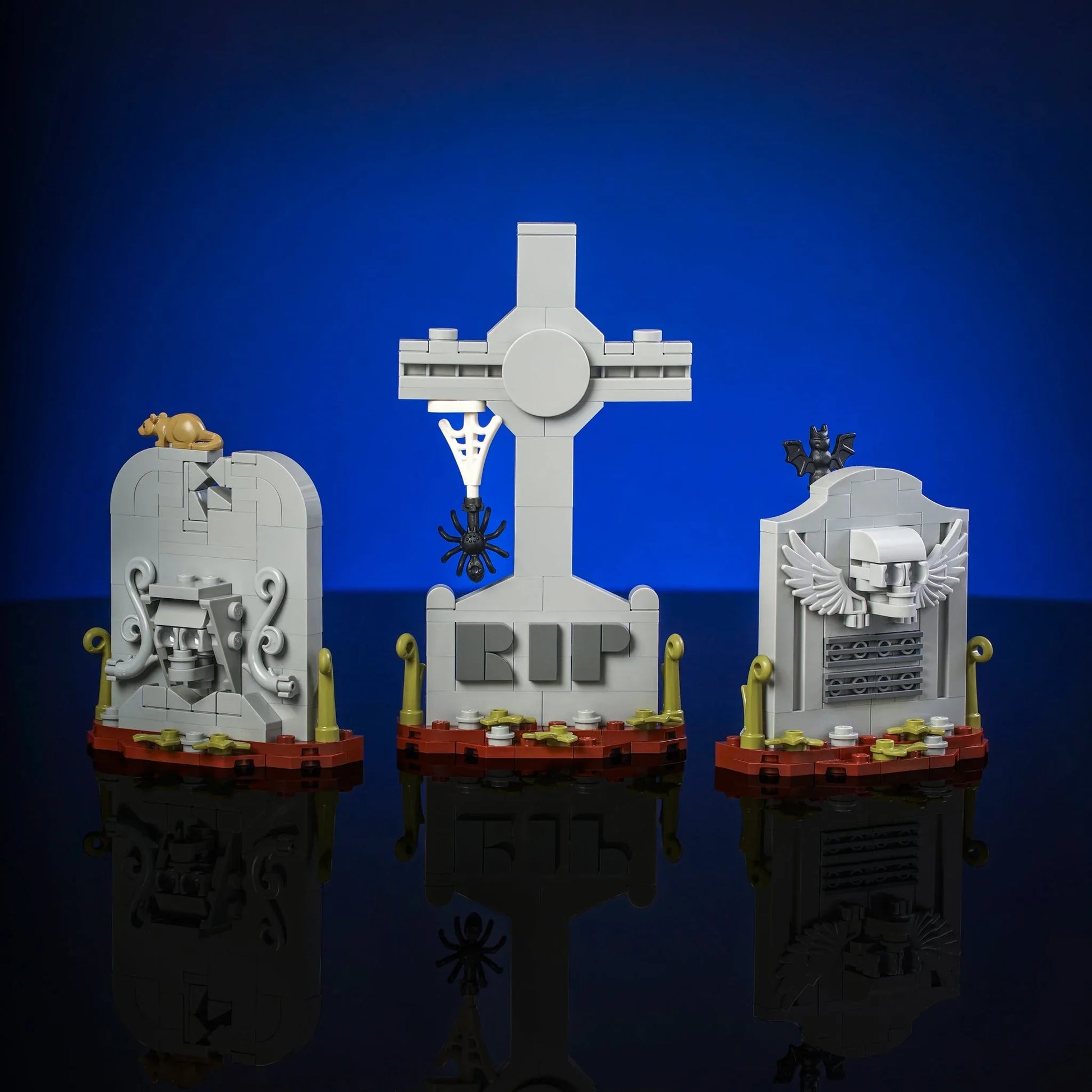 Gravestone Collection Build Your Spooky Halloween Cemetery - ToylandEU