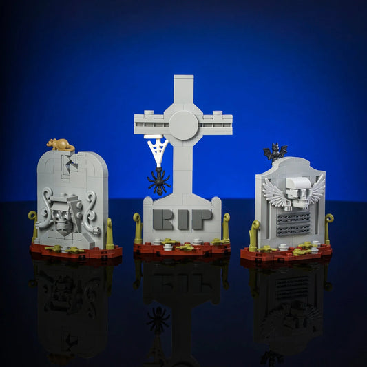 Gravestone Collection Build Your Spooky Halloween Cemetery - ToylandEU