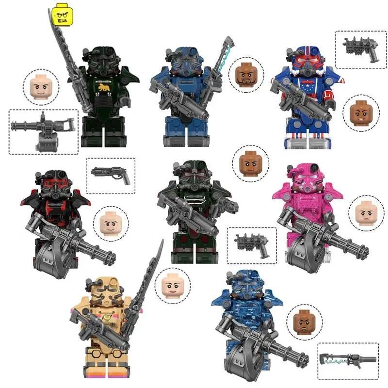  Fallout T-45 Power Armor Set of 8 Lego Minifigures Custom video Game Toys S5 -  ToylandEU™