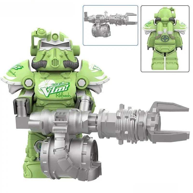 Fallout T51 Power Armor Minifigure LEGO Compatible Set - Minifigure Toys