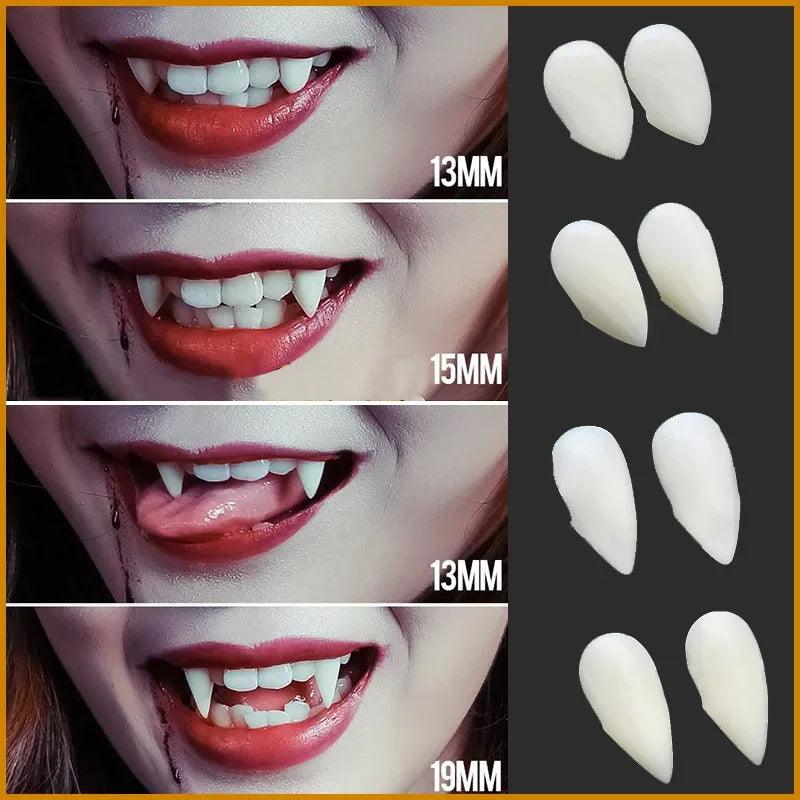 False Vampire Teeth | 5 Premium Resin Pairs | Toylandeu™
