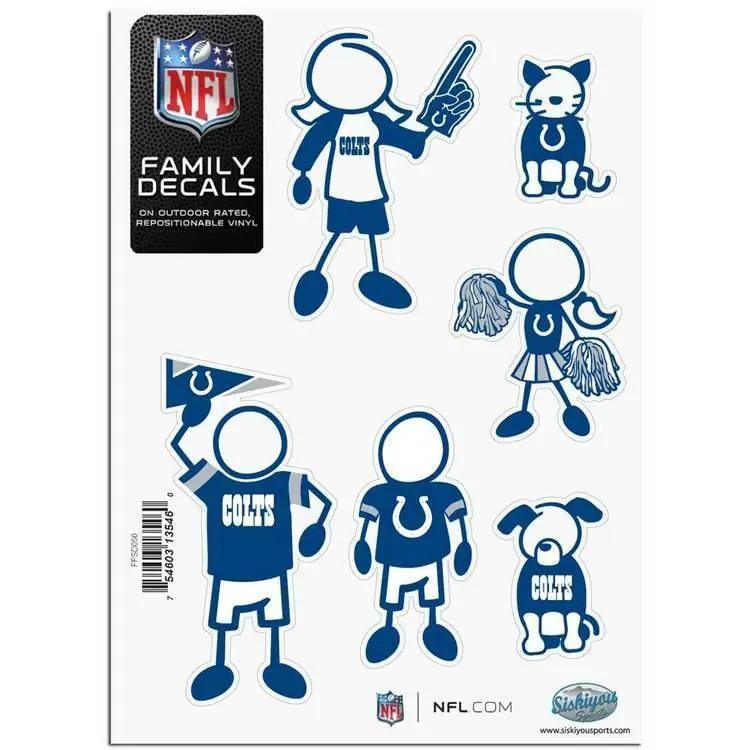  Indianapolis Colts 5x7 Family Decal Sheet Licensed Now -  ToylandEU™