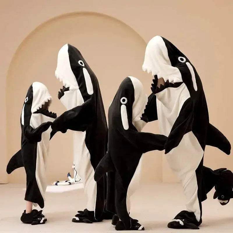 Family-Friendly Shark Costume Pajamas - Fun Cosplay Sleepwear for All - ToylandEU