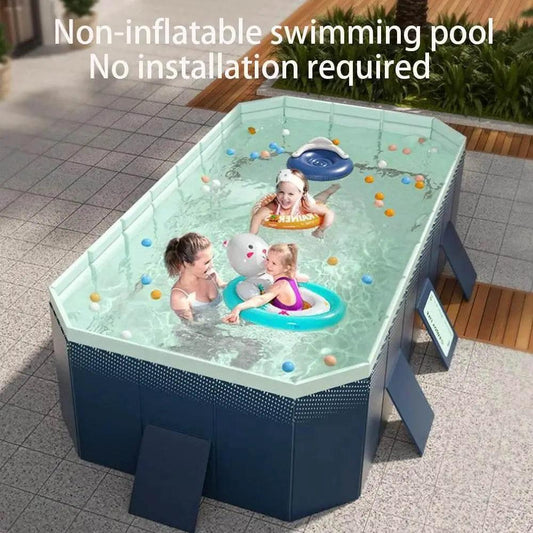  Family Pool – Foldable Non-Inflatable Design for Summer Fun -  ToylandEU™