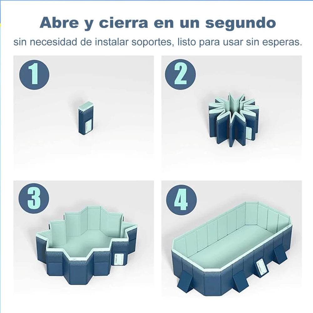 Family Pool – Foldable Non-Inflatable Design for Summer Fun - ToylandEU