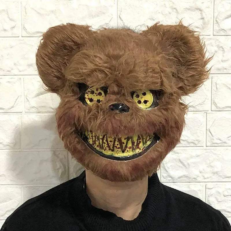  Fancy Halloween Mask Party Stage Scary Bear Rabbit Cartoon Cosplay Face Head Cover Carnival Costume Props Dance Masquerade Mask -  ToylandEU™