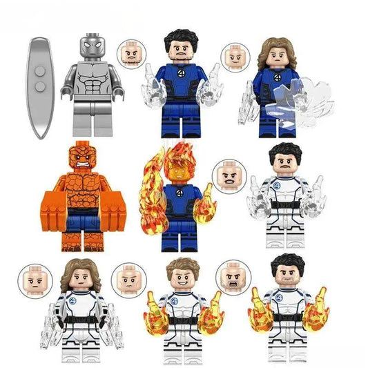 Fantastic Four Custom Lego Minifigures Set Of Nine -  ToylandEU™