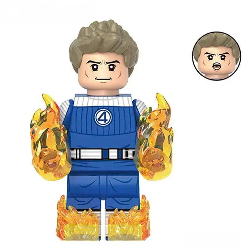  Lego Minifigure Johnny Storm Human Torch Custom -  ToylandEU™