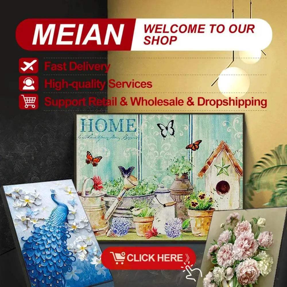 Fantasy Landscape Pre-Printed Cross-Stitch Full Kit DIY Embroidery Handmade Sewing Hobby Handiwork Room Decor Counted Jewelry - ToylandEU