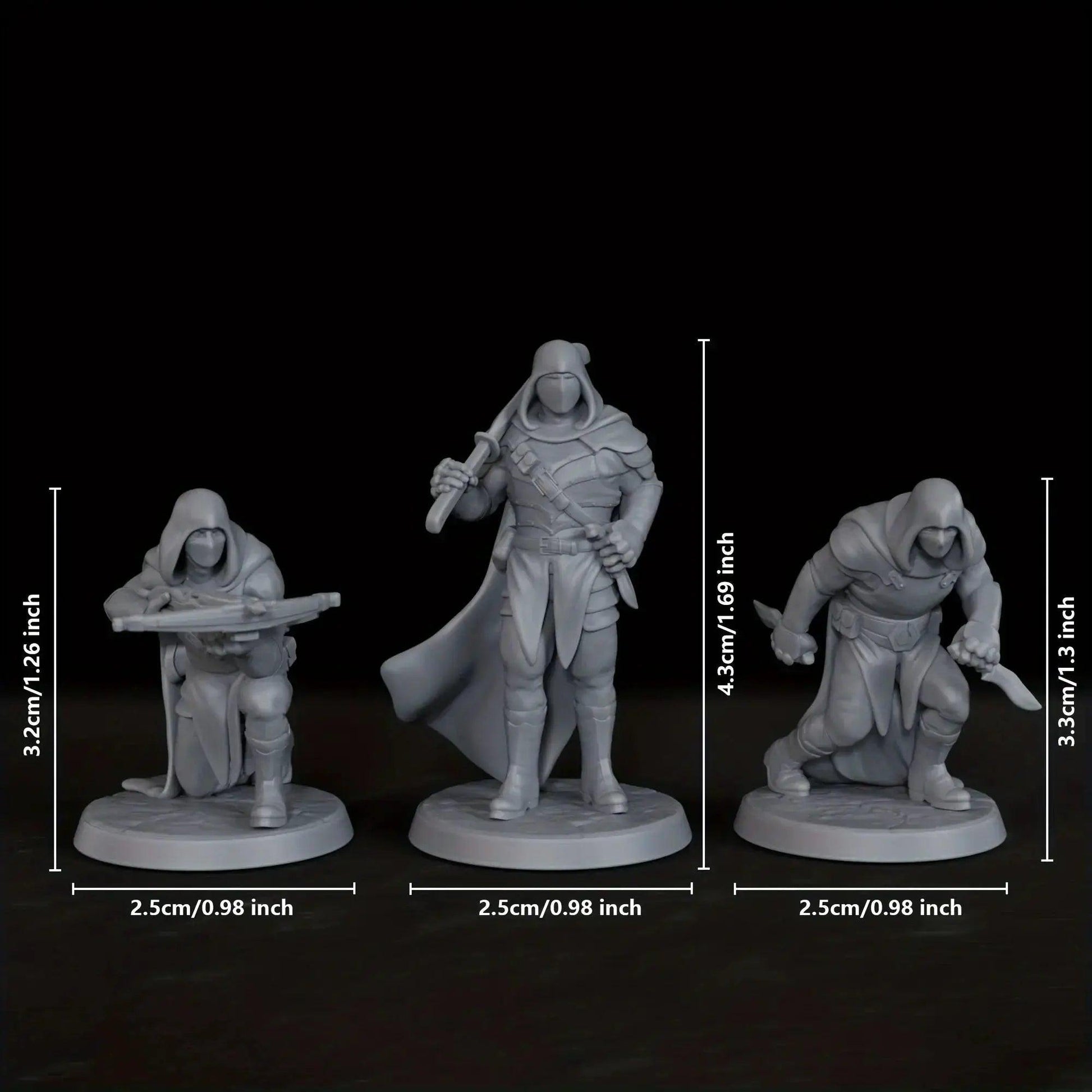  Fantasy RPG Miniatures Bandit Mob Battle Ready -  ToylandEU™