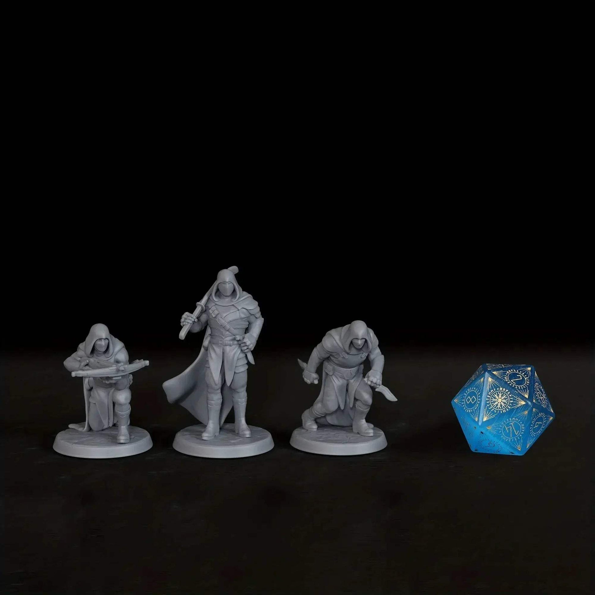 Fantasy RPG Miniatures Bandit Mob Battle Ready For Tabletop Campaigns - ToylandEU