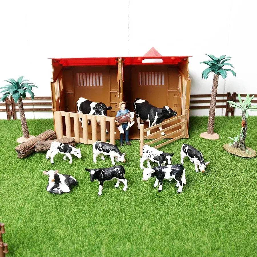 Farm Animal Figures Set For Educational Toys And Home Decor - ToylandEU
