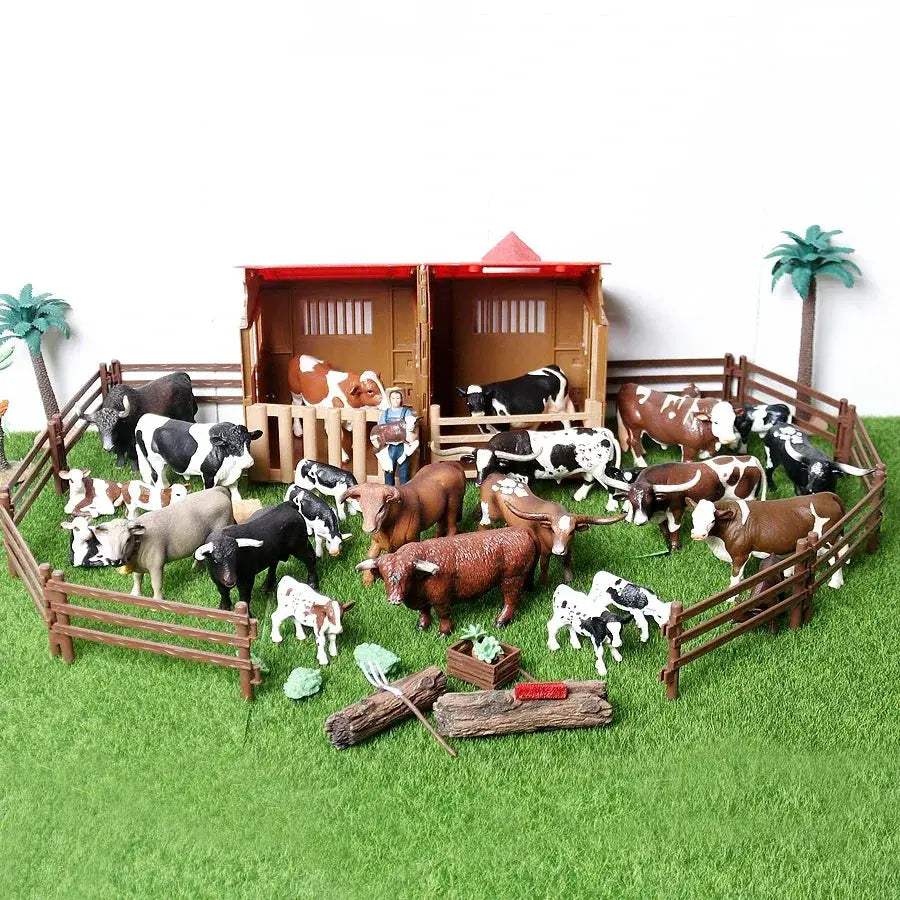 Farm Animal Figures Set For Educational Toys And Home Decor - ToylandEU