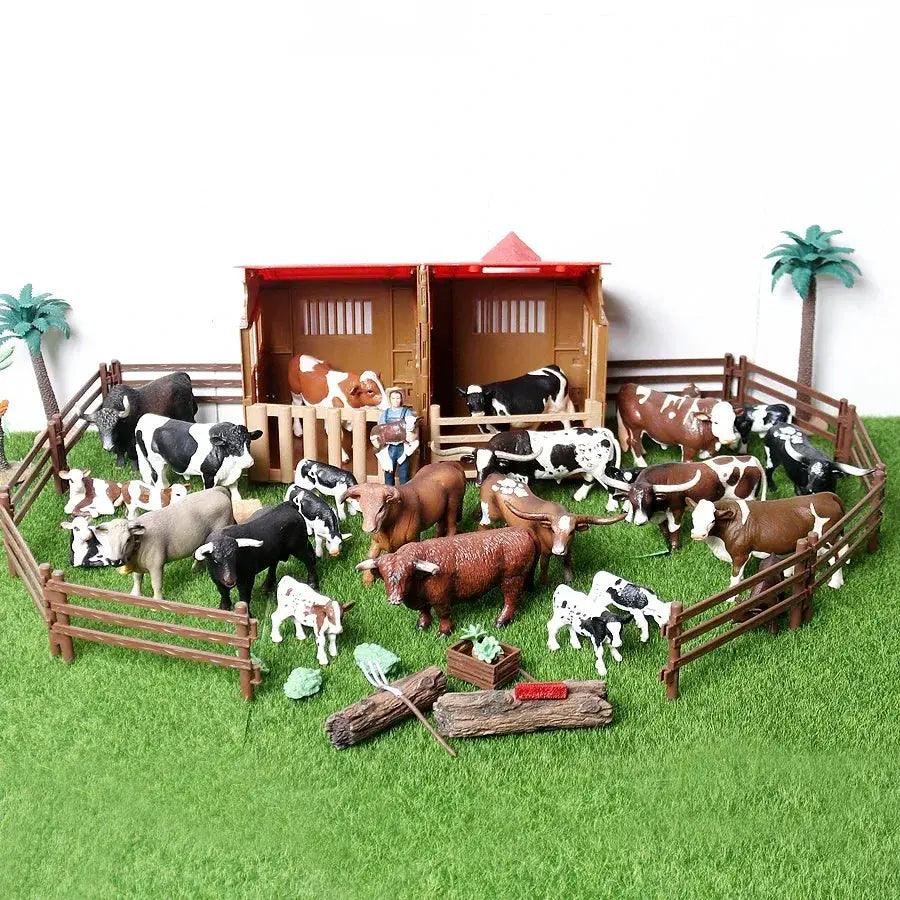  Farm Animal Figures Set For Educational Toys Durable -  ToylandEU™