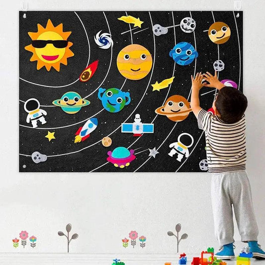  Farm Animals Felt Story Board Montessori Puzzle Safe -  ToylandEU™
