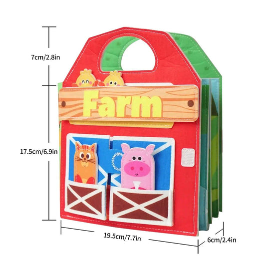  Farm Animals Quiet Busy Board Montessori Toddlers -  ToylandEU™