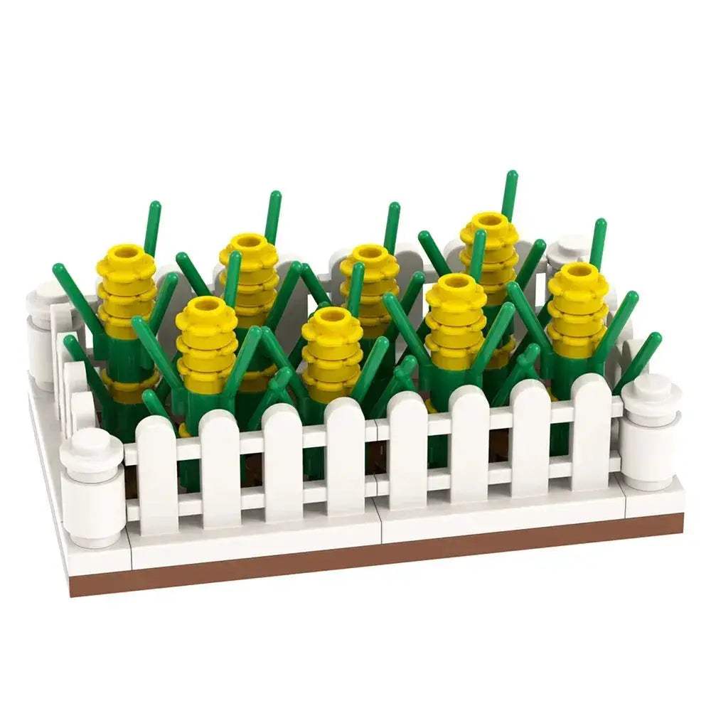  Farm Building Blocks Set Educational Flower Figures -  ToylandEU™