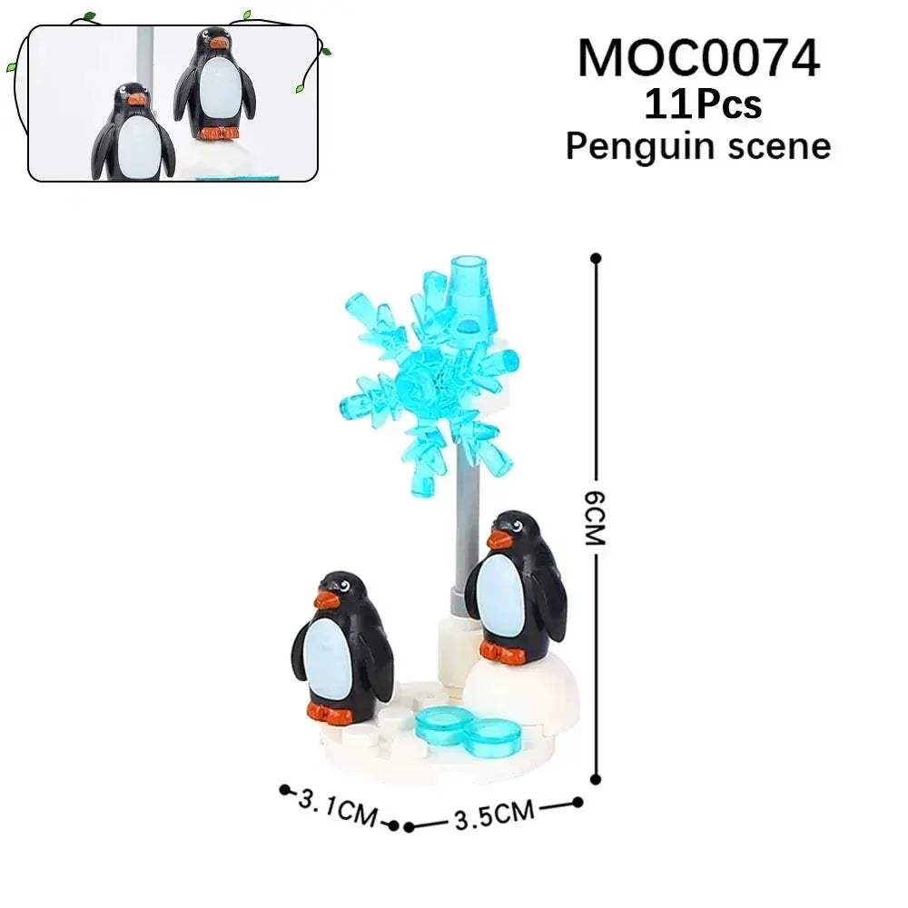  Farm Building Blocks Set Educational Flower Figures -  ToylandEU™