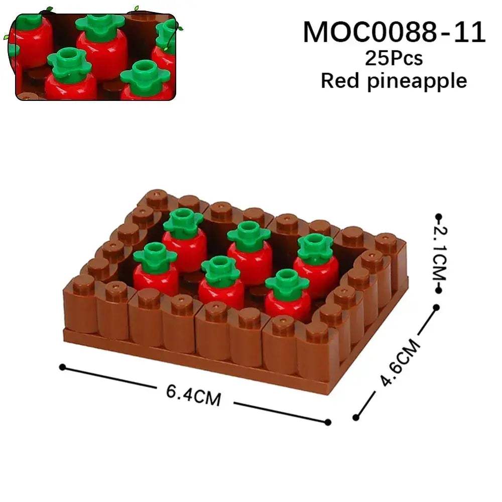  Farm Building Blocks Set Educational Flower Figures -  ToylandEU™