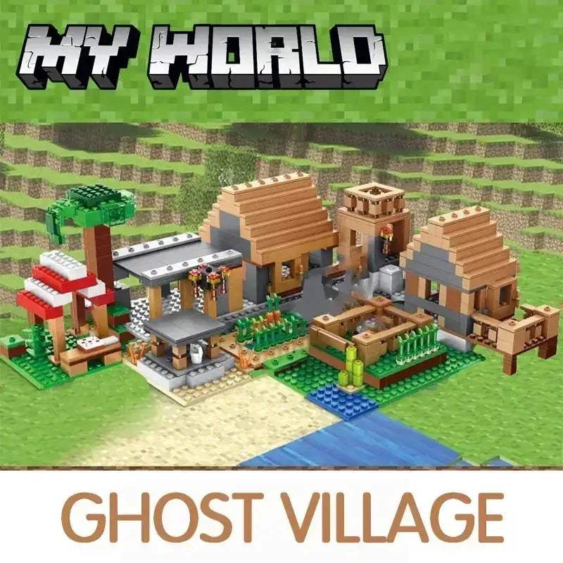 Farm Cottage Building Blocks Lego Compatible For Creative Play - ToylandEU