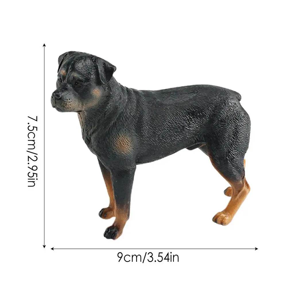 Farm Dogs Pet Figurines Rottweiler Collie Huskie Bulldog - ToylandEU