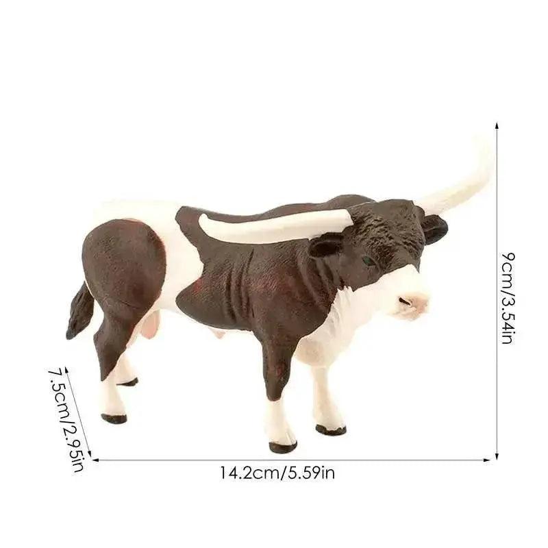  Farm Poultry Kawaii Mini Milk Cow Figurine Gift For Kids -  ToylandEU™