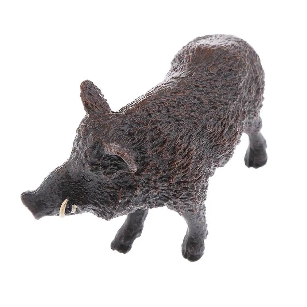 Farm Simulation Animal Model Wild Boar Pig Toy Figures - ToylandEU