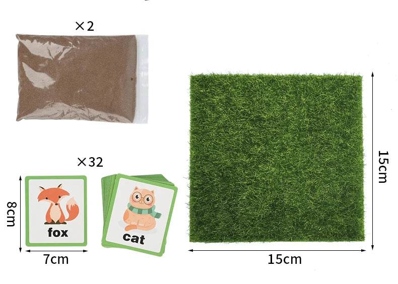 Farm Wooden Montessori Sand Tray With Wooden Pen For Writing Letters And Numbers Early Educational Toys Gifts Party Game Gift - ToylandEU