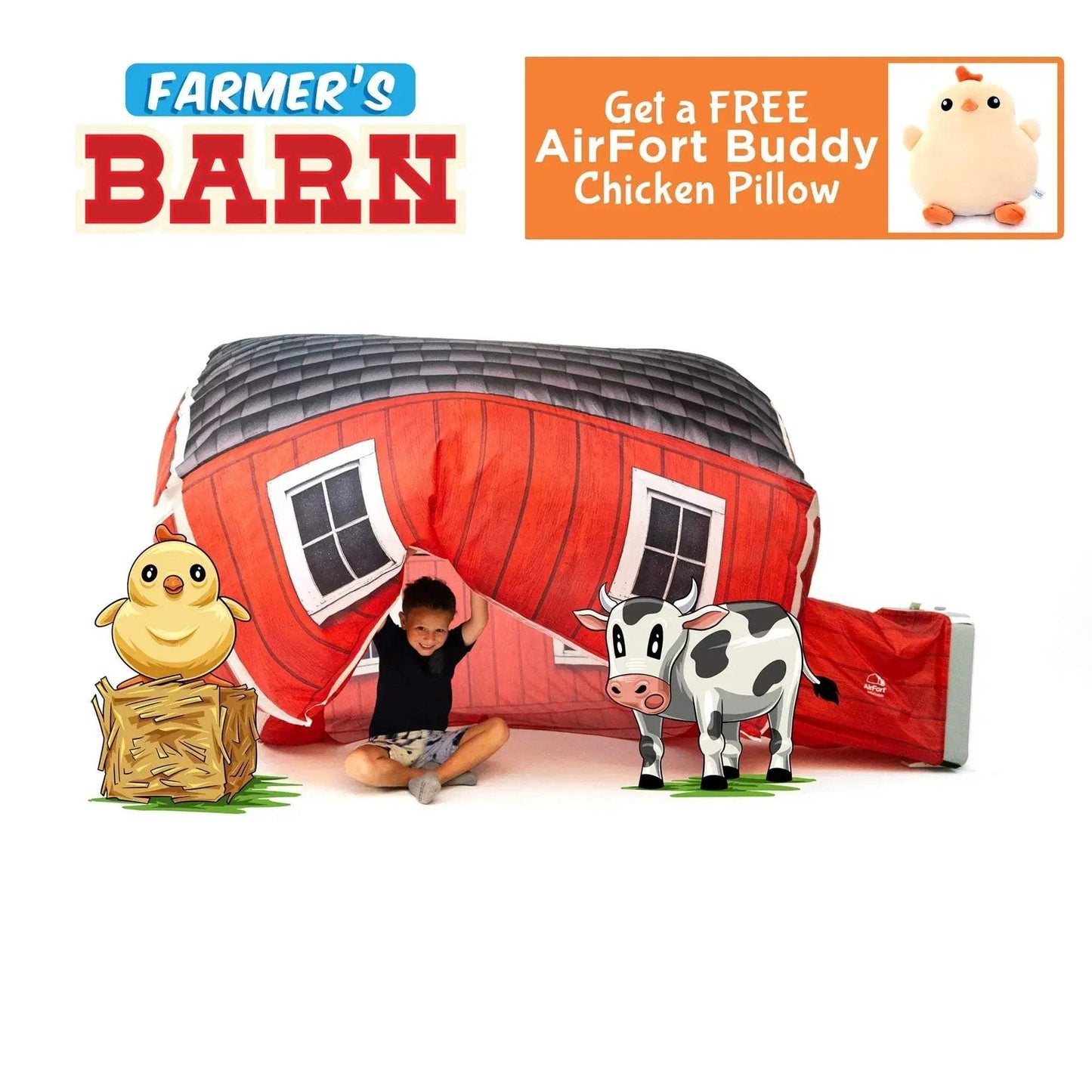 Farmers Barn + FREE AirFort Buddy Chicken Pillow (While Supplies Last!) - ToylandEU