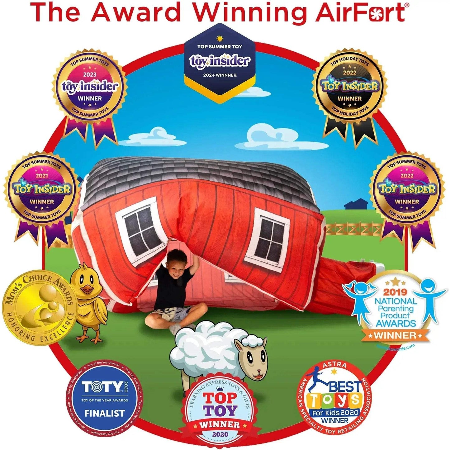 Farmers Barn + FREE AirFort Buddy Chicken Pillow (While Supplies Last!) - ToylandEU