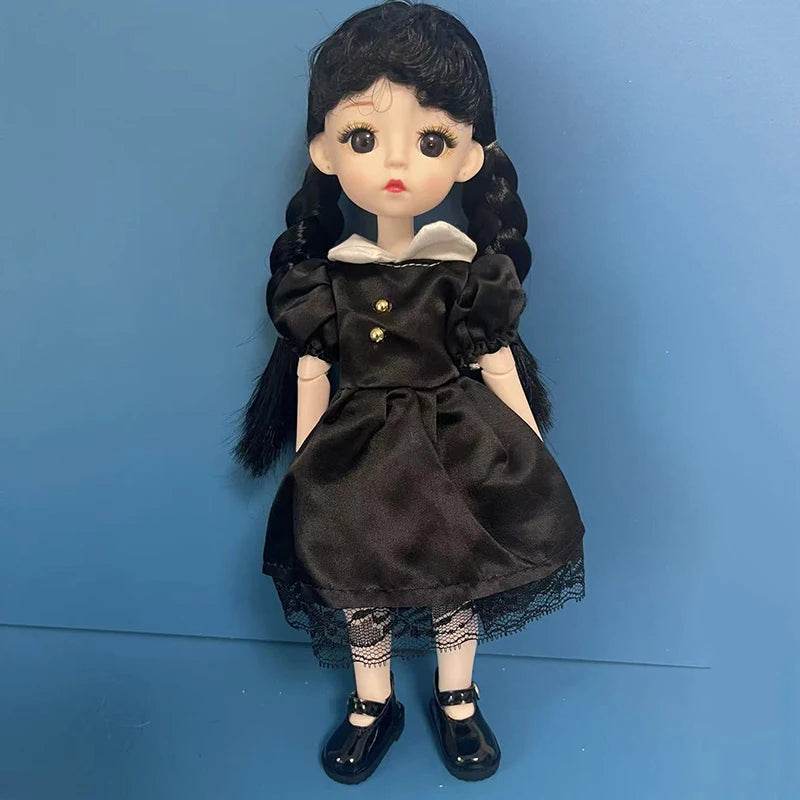 Fashion 1/6 Bjd Doll Black Braid 30cm with Multiple Joints Girls Kids Toy - ToylandEU