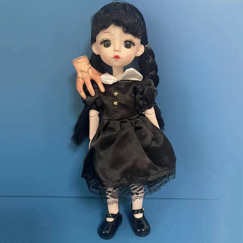 Fashion 1/6 Bjd Doll Black Braid 30cm with Multiple Joints Girls Kids Toy - ToylandEU